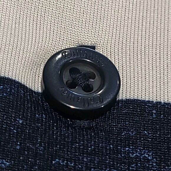 Callaway Opti-Dri Swing Tech UPF 50 Striped Performance Golf Pique Polo 2XL NWOT - Picture 7 of 10